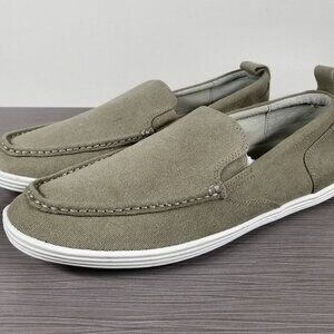 The Rail Stockton Canvas Slip-On, Tan, Mens Size 10 M / 43